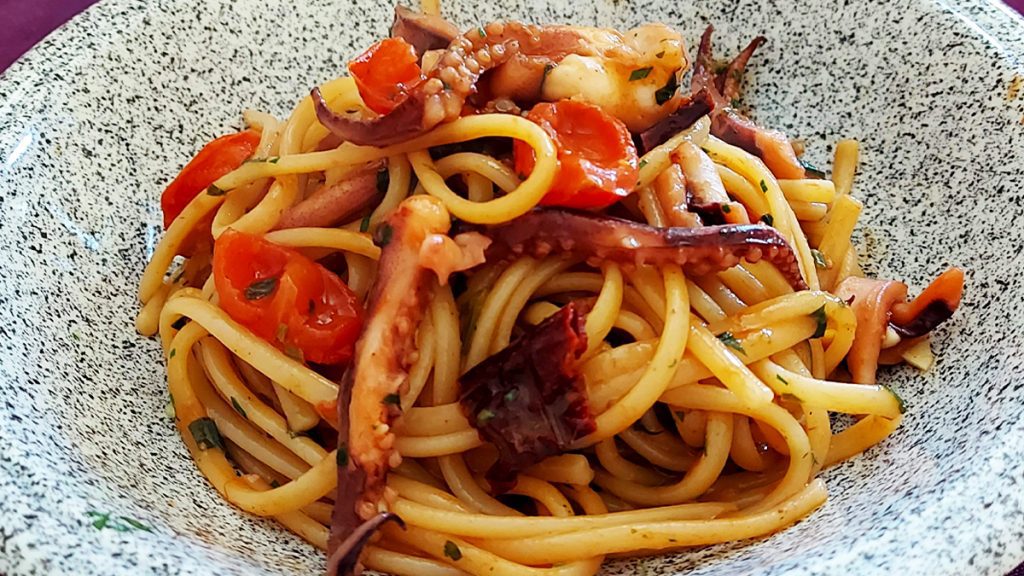 linguine con totani